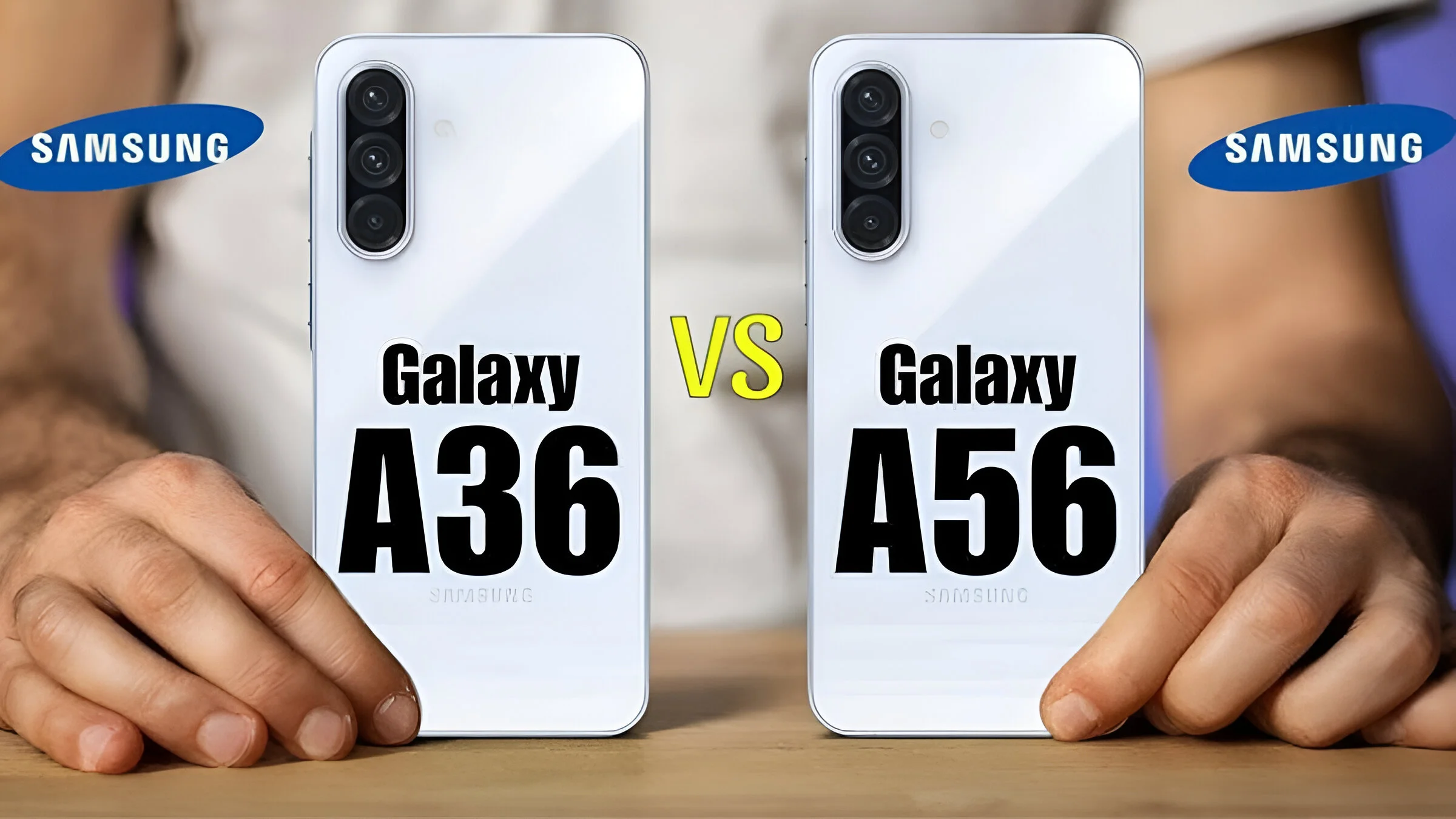 Samsung galaxy A36 and A56