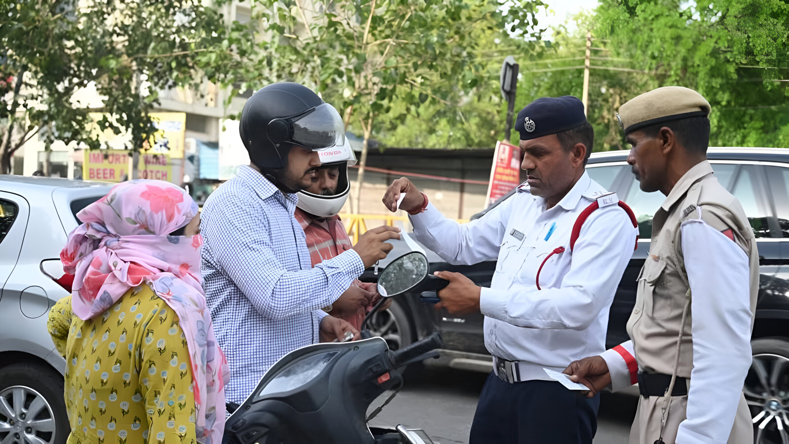 gurugram traffic police